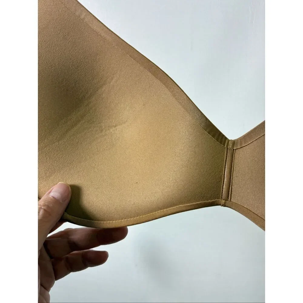 SKIMS NWT Push Up Plunge Bra in Ochre Size 34DD - Picture 4 of 9